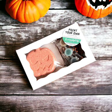 Paint Your Own Bath Bomb Kit: Jack O Lantern